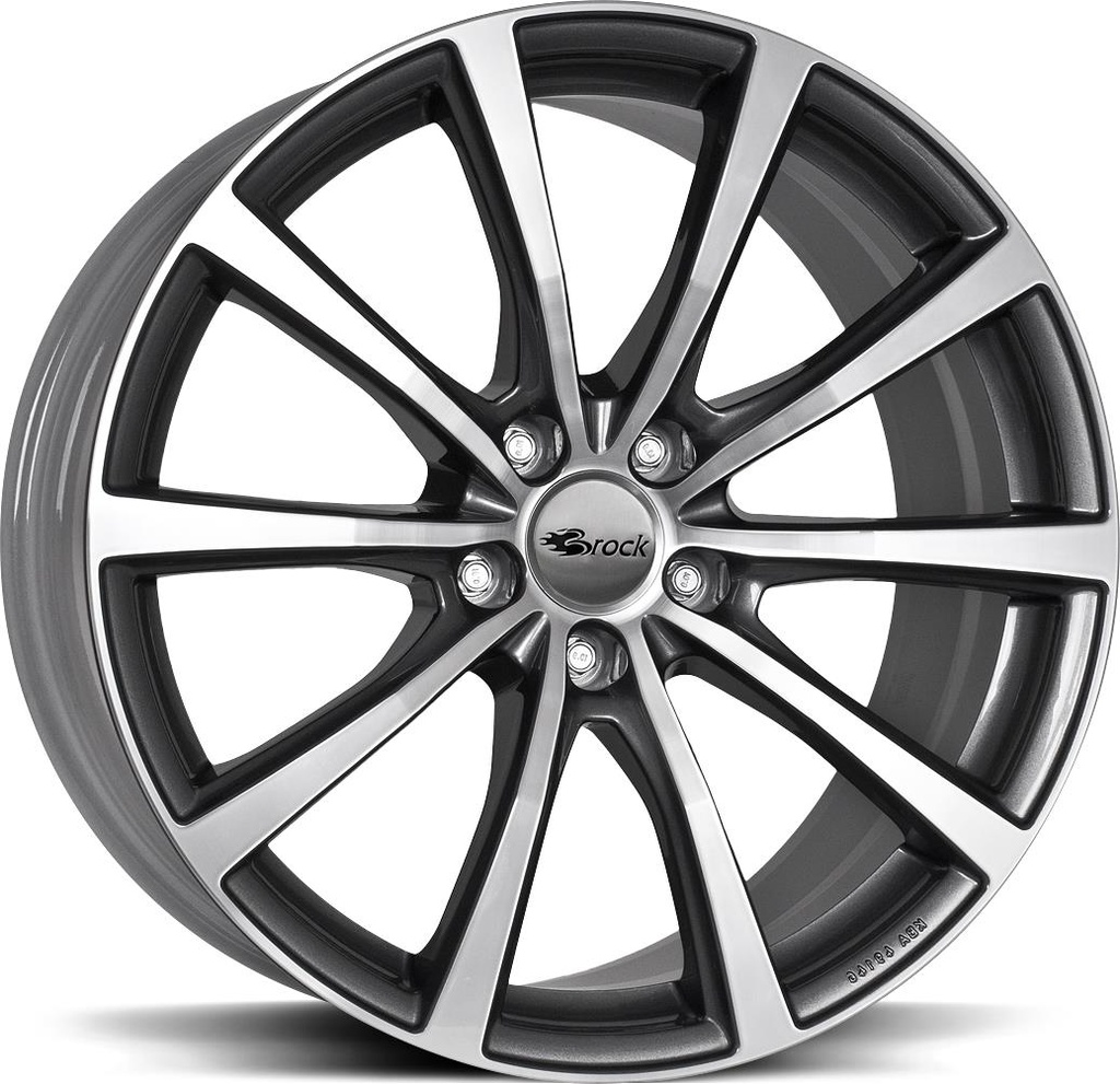 BROCK B32 TITAN FULL POL 8.5x18 5/108 ET45 CB72.6