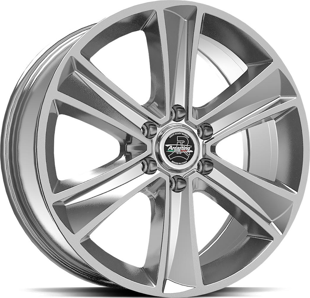 ARCASTING MAMMUT CHROME SILV 7x16 6/125 ET55 CB74.1