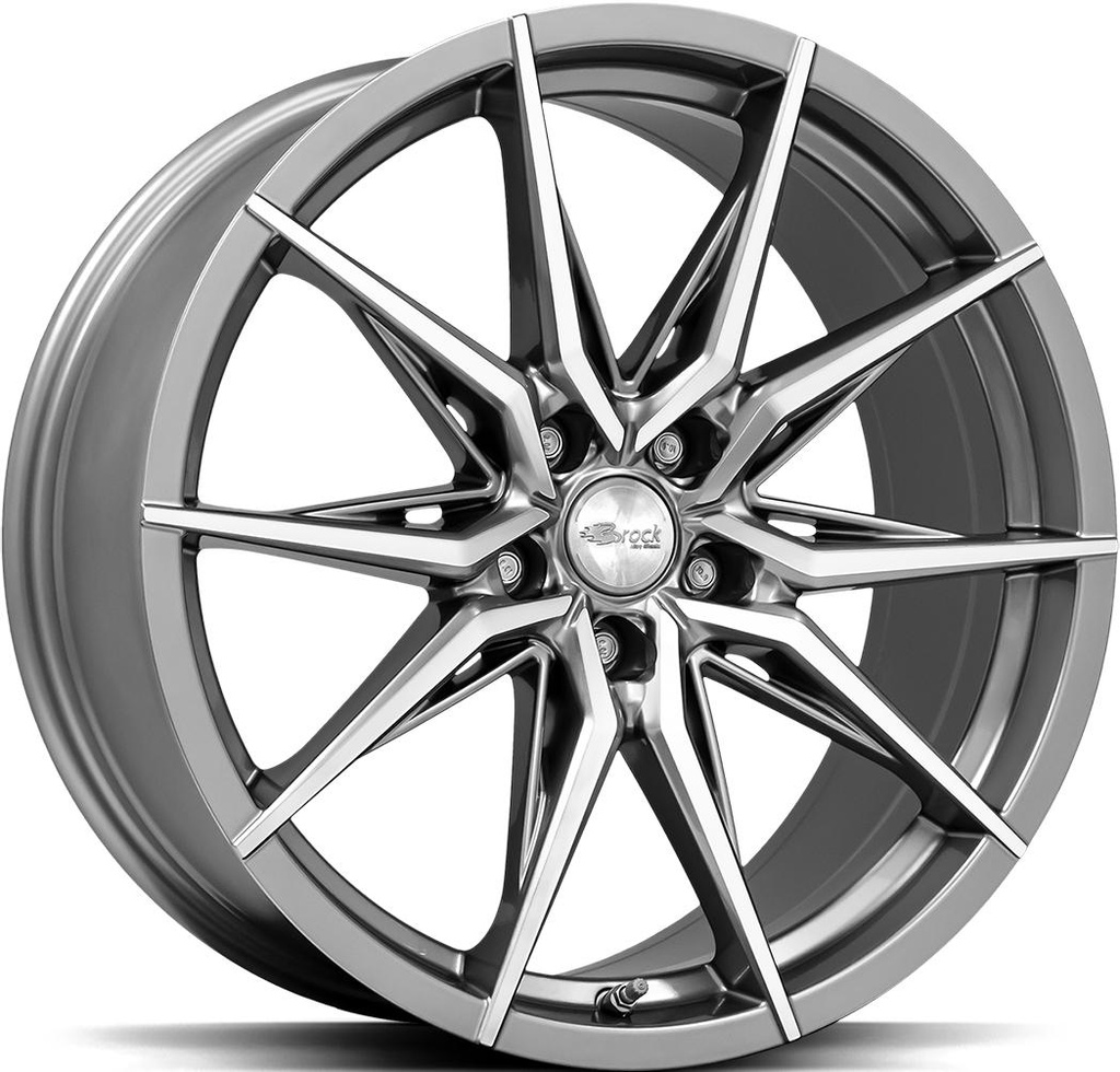 BROCK B42 FERRIC GREY POL 8.5x20 5/112 ET35 CB66.6