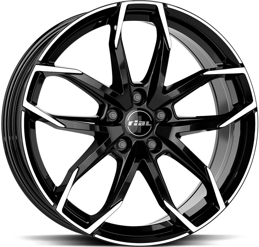 RIAL LUCCA DIAM BLACK POL 8x19 5/114.3 ET45 CB70.1