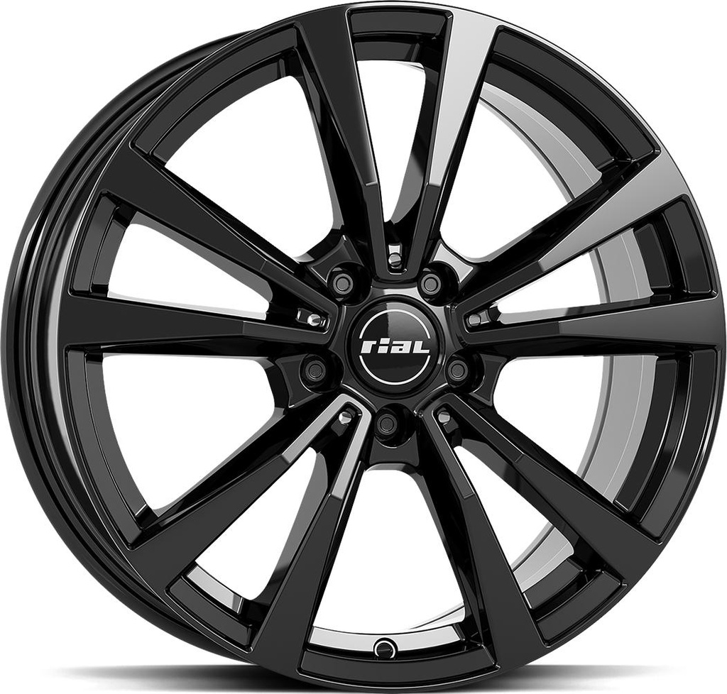 RIAL M12X DIAM BLACK 8x19 5/112 ET30.5 CB66.6