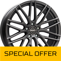 MEGA WHEELS CETUS ANTHRACITE GREY 7.5x17 5/112 ET43 CB66.5