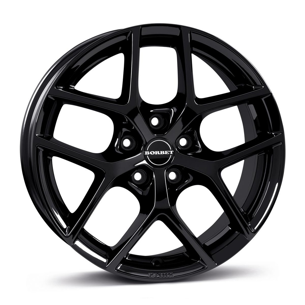 BORBET Y BLACK GLOSSY 8.5x20 5/112 ET45 CB66.5