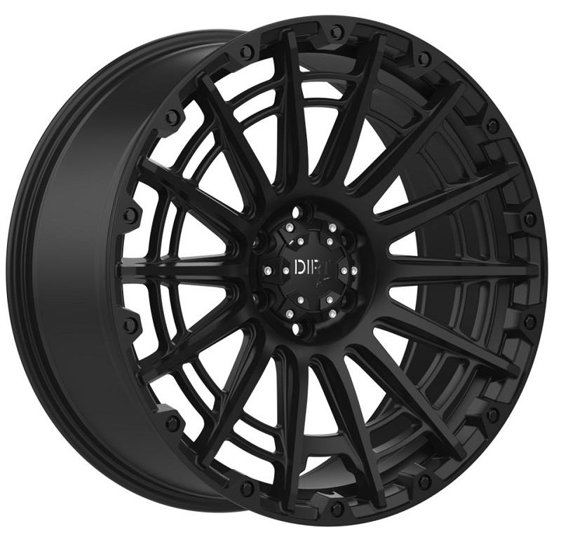 STATUSFÄLGAR D56 FLATBLACK 10x22 5/139.7 ET-20 CB78.1