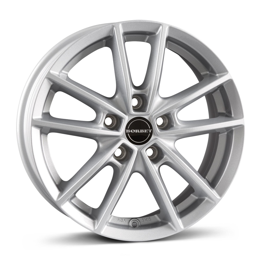 BORBET W CRYSTAL SILV 7x17 5/108 ET40 CB72.5