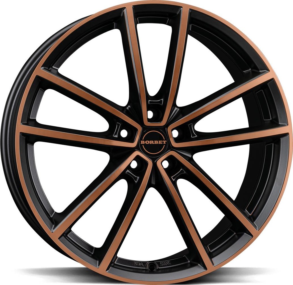 BORBET W BLACK COPPER POL MATT 8x19 5/112 ET48 CB72.5