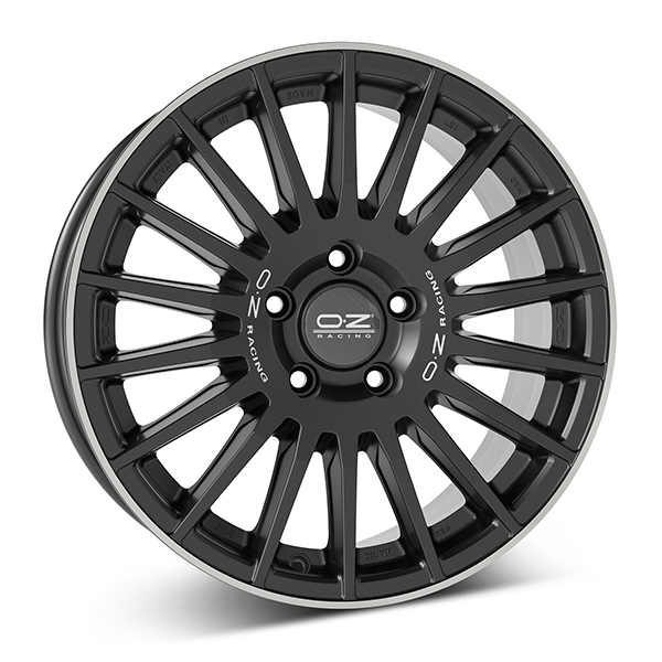 OZ RALLY DESERT M.BLK/POL LIP 8x18 6/139.7 ET25 CB106.1