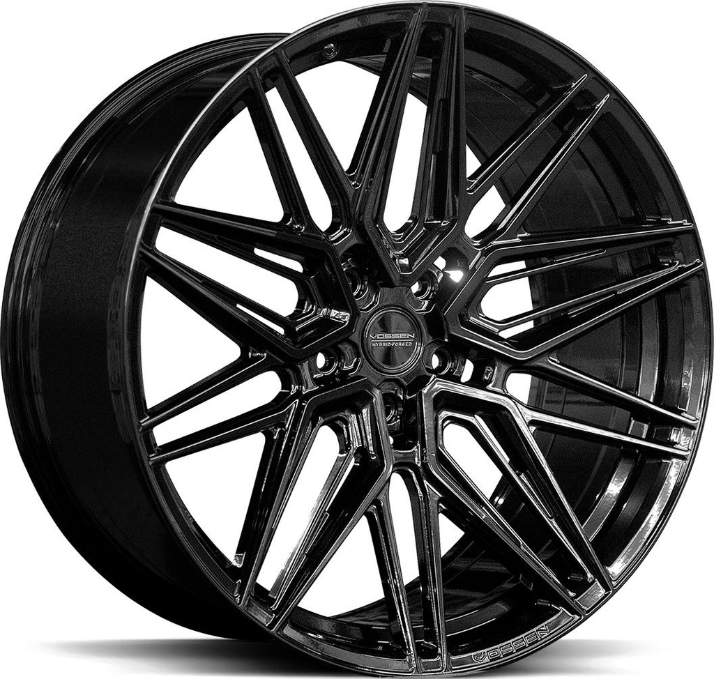 VOSSEN HF7 GLOSS BLACK 10.5x20 5/112 ET45 CB66.6