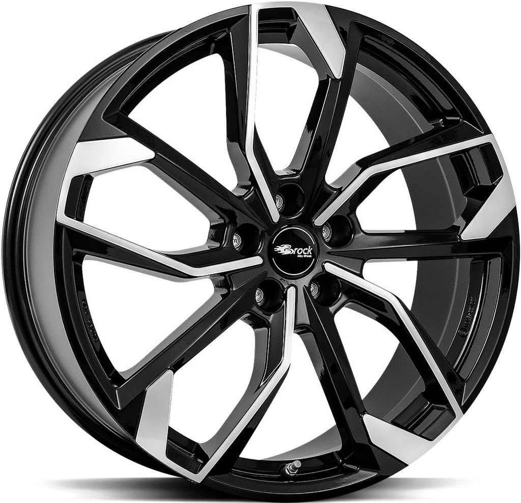 BROCK RC34 BLACK FULL POL 8.5x19 5/112 ET42 CB57.1