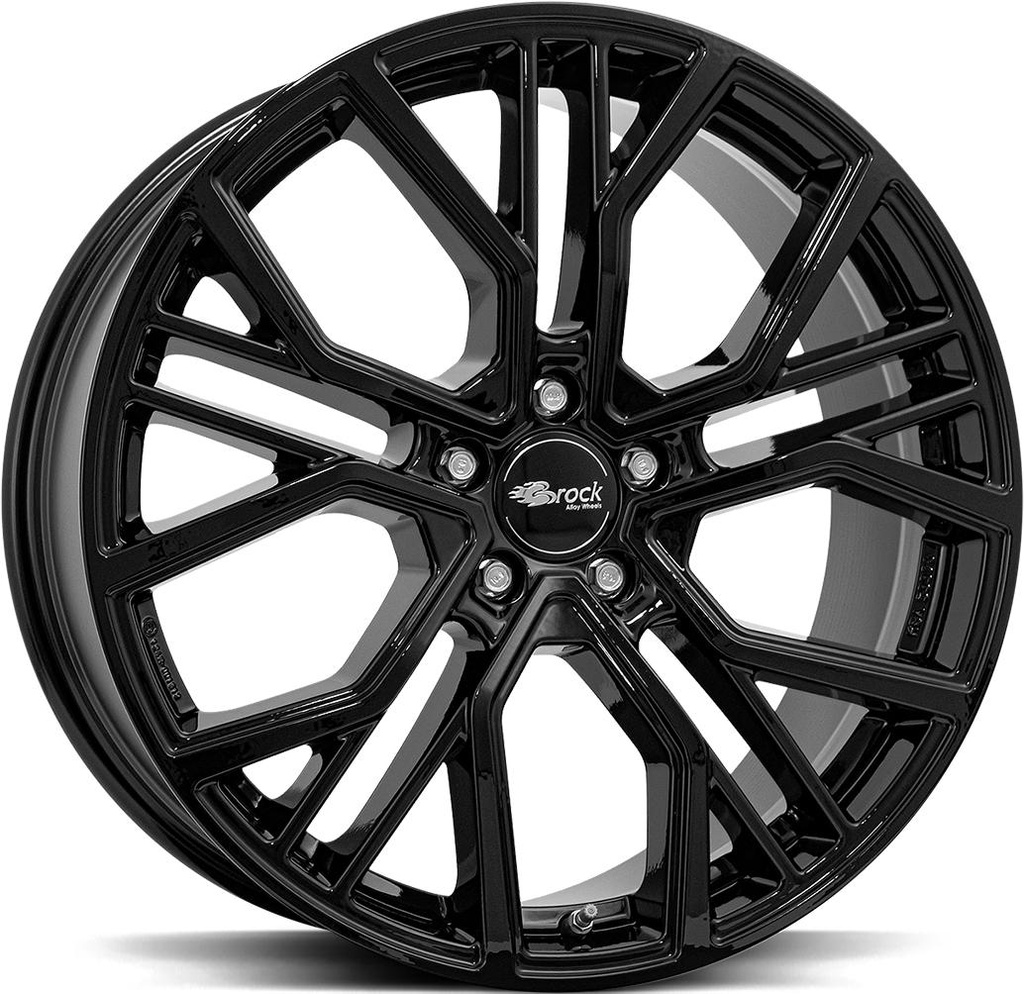 BROCK B41 SHINY BLACK 10.5x21 5/112 ET31 CB66.6
