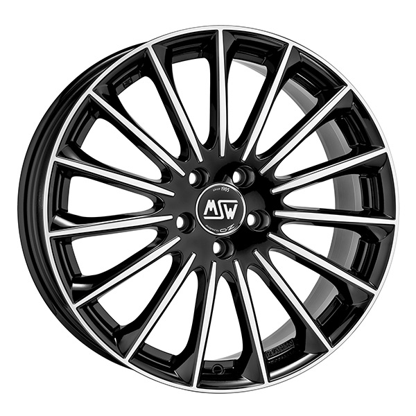 MSW 30 G.BLK F.POL 8.5x20 5/114.3 ET45 CB73.1