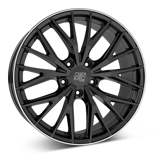 MSW 44 G.BLK/POL LIP 10.5x20 5/130 ET55 CB71.5