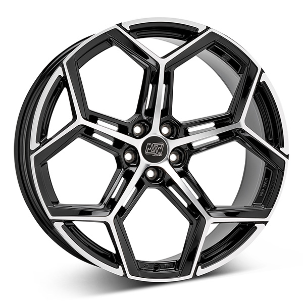 MSW 53 G.BLK/POL 10,5X22 5-112 E19 C66,60 60 10.5x22 5/112 ET19 CB66.6