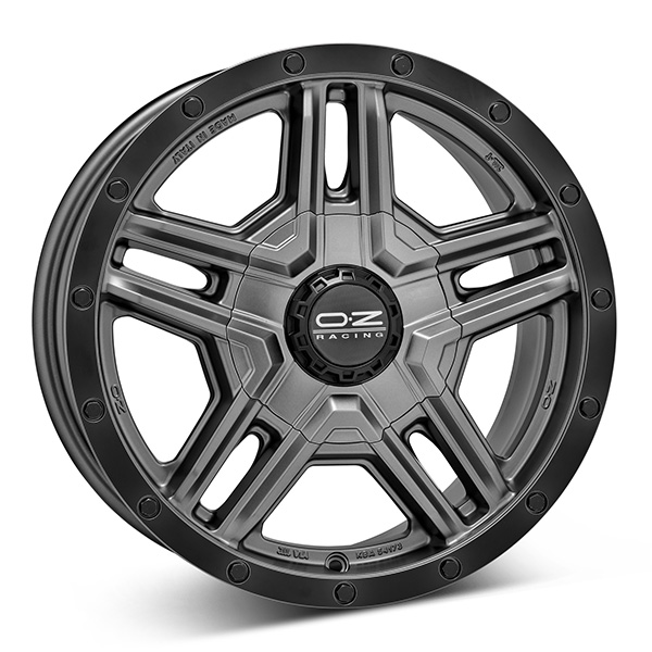 OZ RALLY ADVENTURE M.GRA/BLK LIP 8x17 5/120 ET35 CB65.1