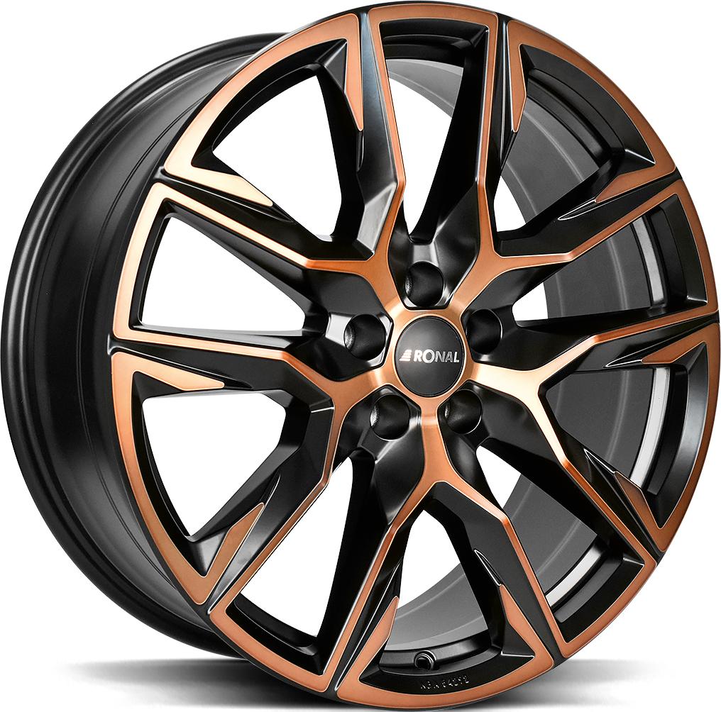 RONAL R71 JET BLACK COPPER MATT FRONT CU 8.5x20 5/127 ET56 CB71.5