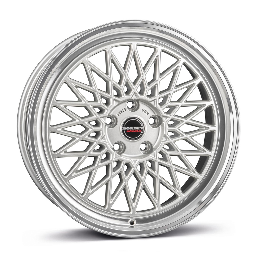 BORBET B SILV RIM POL 8x18 5/100 ET40 CB57.1