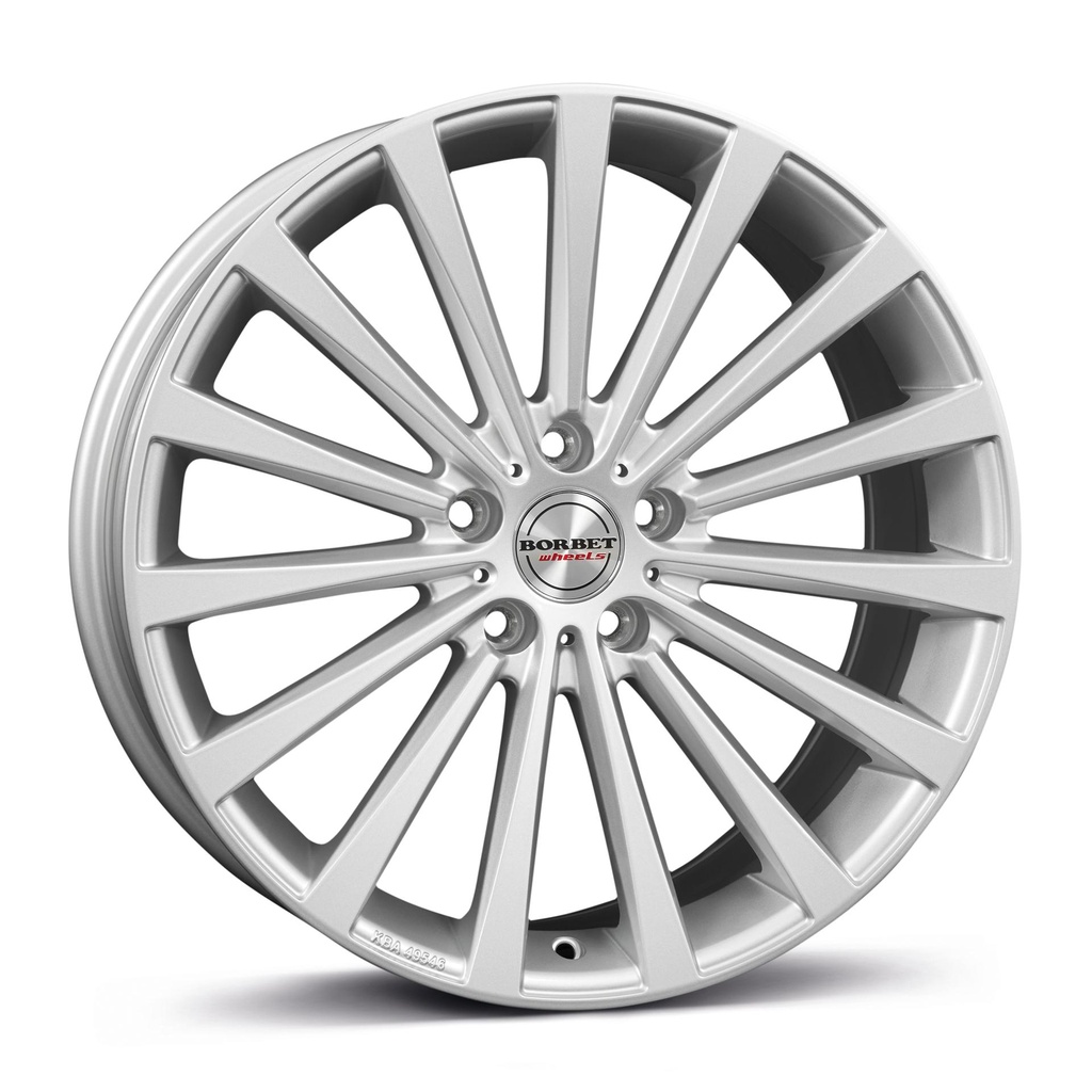 BORBET BLX BRILL SILV 8.5x19 5/108 ET45 CB72.6