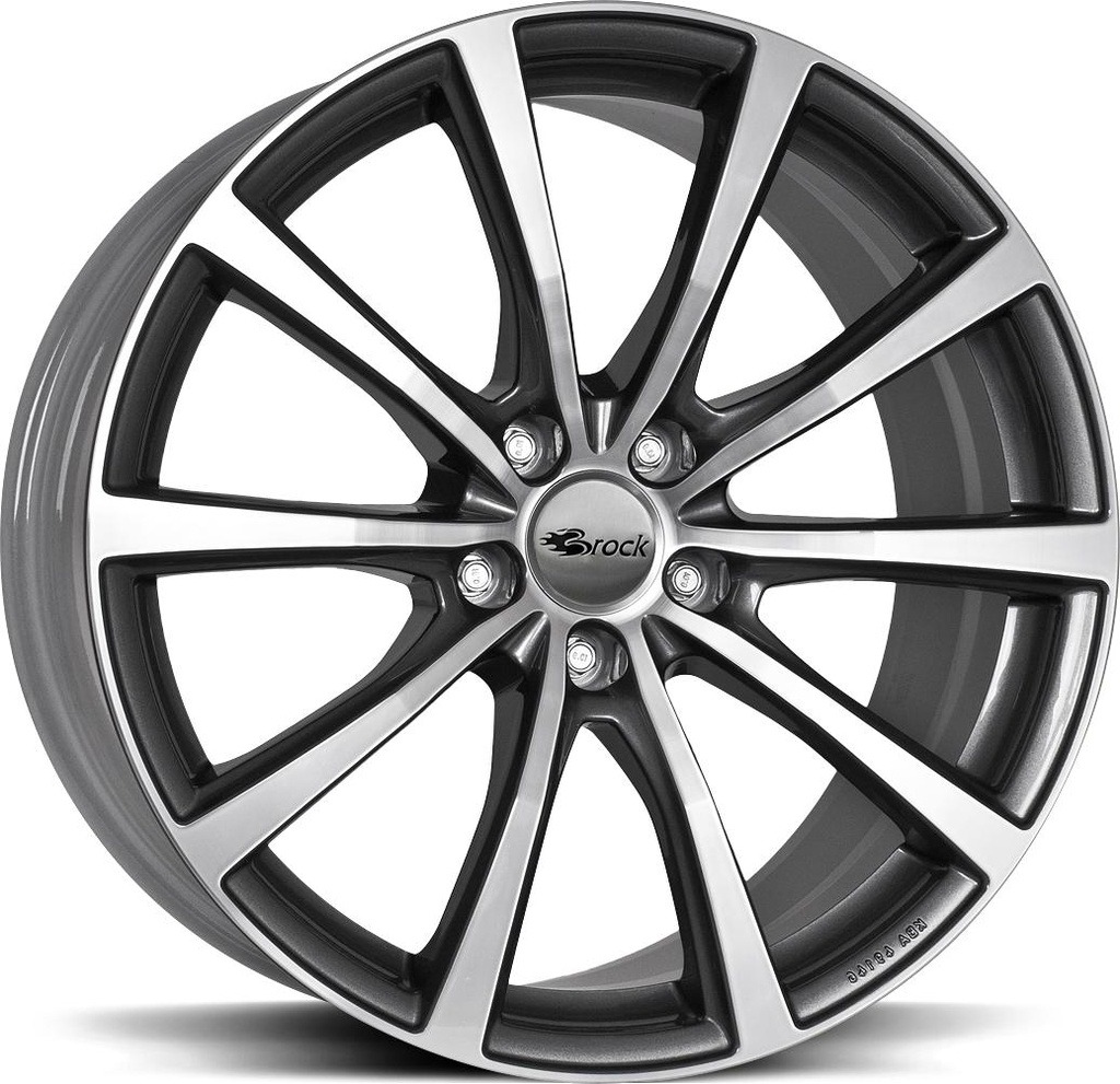 BROCK B32 TITAN FULL POL 8.5x18 5/114.3 ET40 CB64.2
