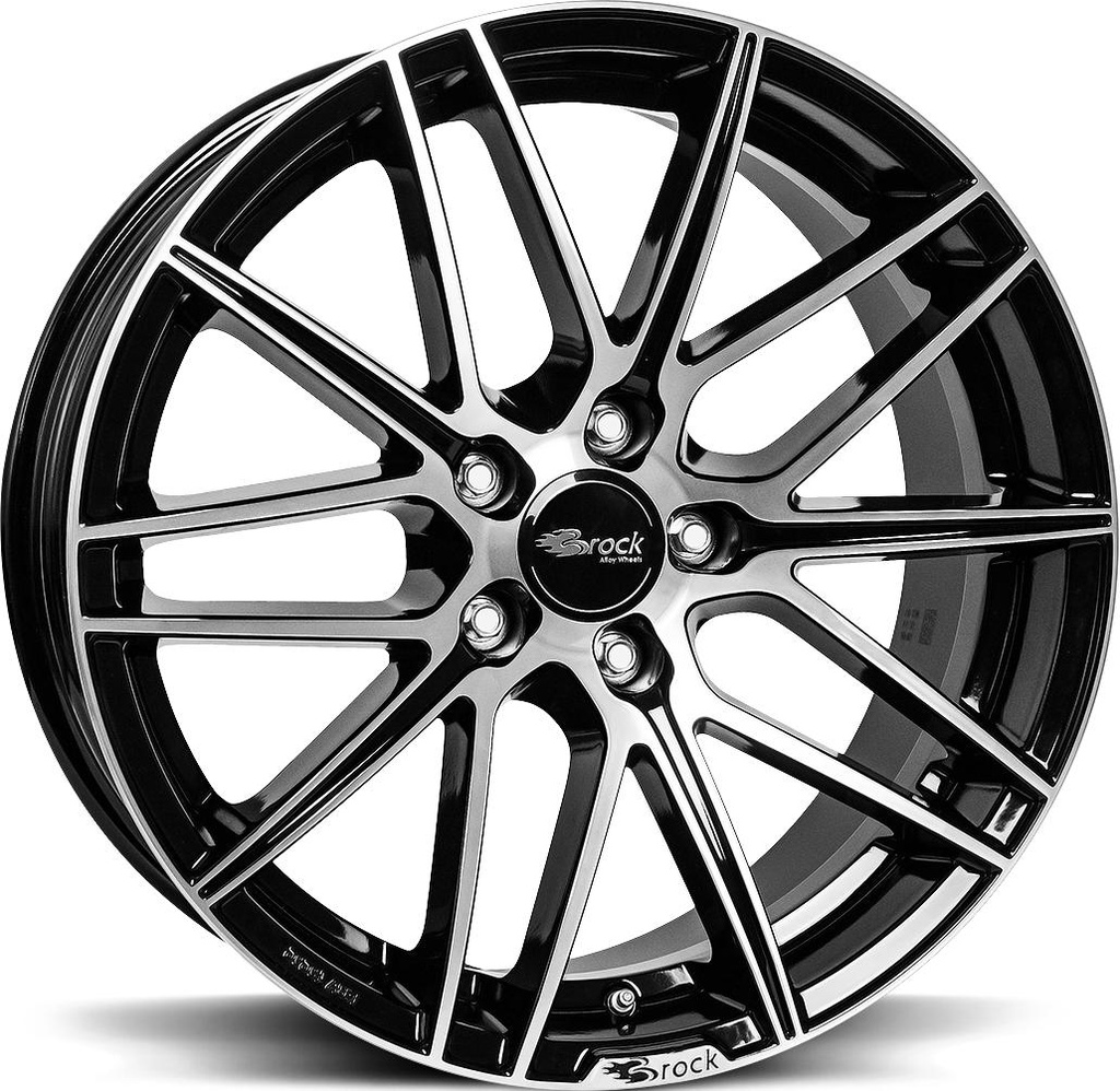 BROCK B34 BLACK FULL POL 7.5x17 5/120 ET35 CB72.6