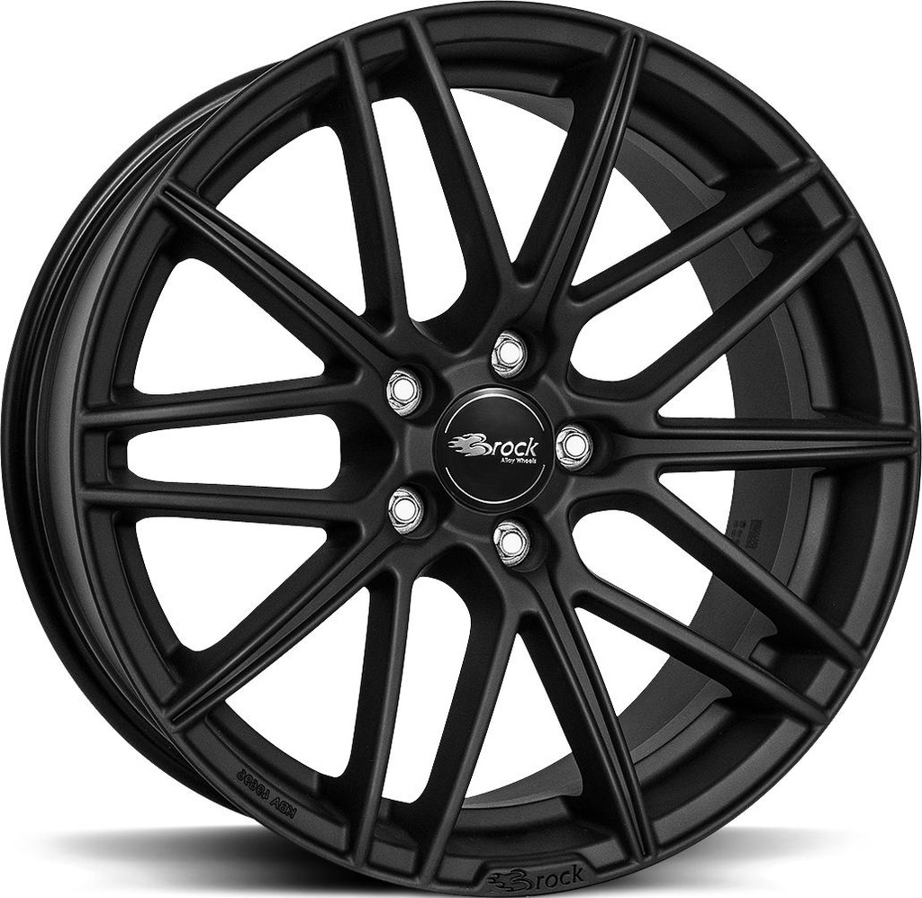 BROCK B34 BLACK MATT 7.5x17 5/108 ET45 CB72.6