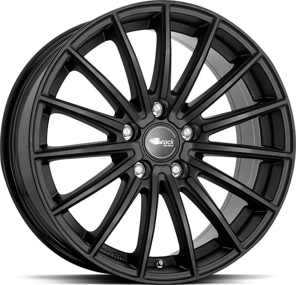 BROCK B36 SATIN BLACK MATT 7.5x17 5/114.3 ET38 CB72.6