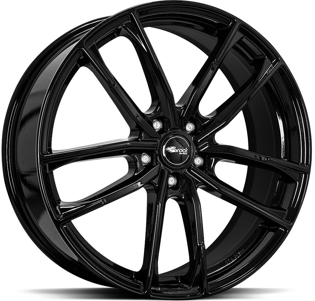 BROCK B38 SHINY BLACK 8x19 5/112 ET45 CB66.6