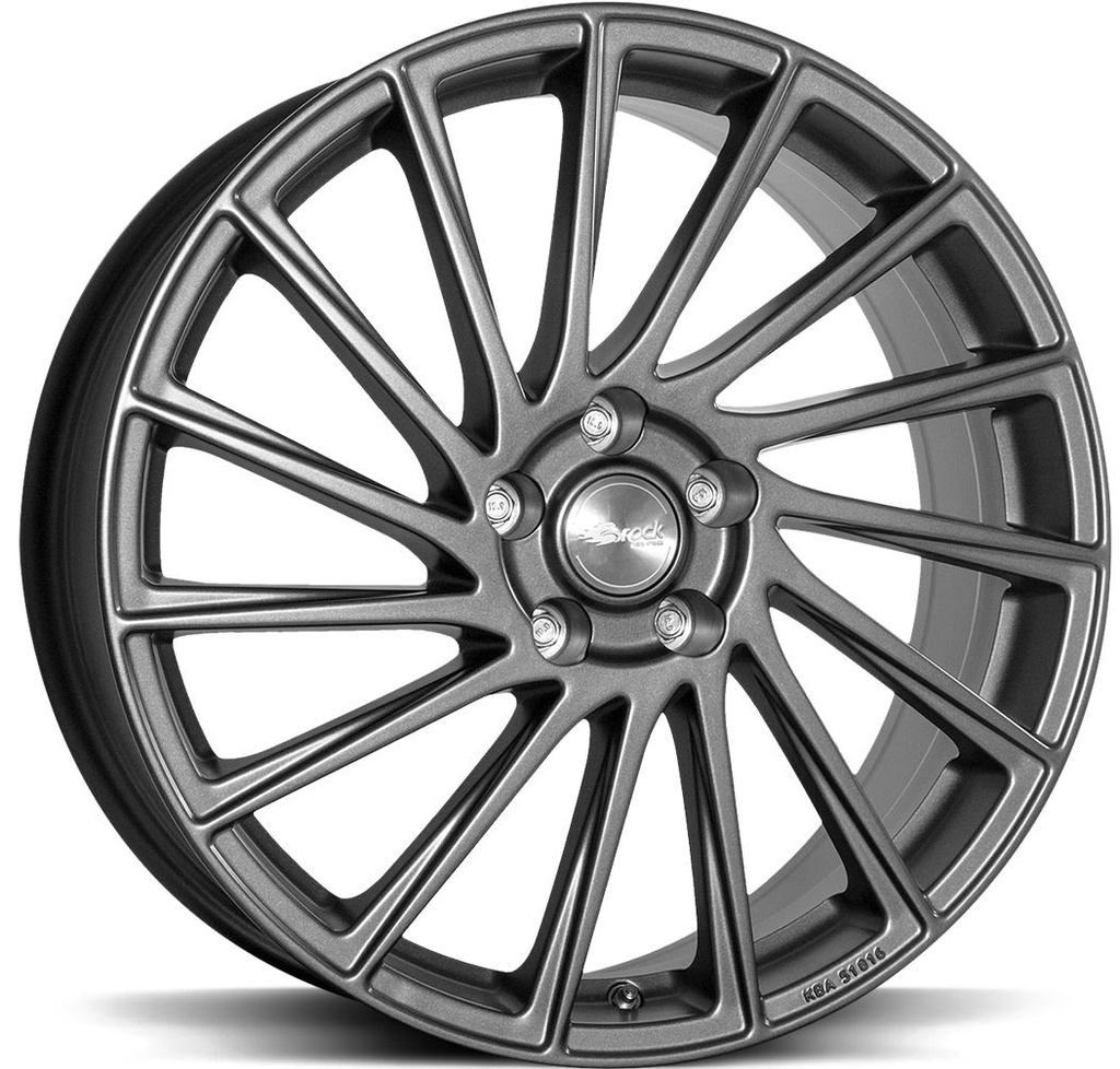 BROCK B39 HIMALAYA GREY MATT 7x17 5/112 ET47 CB66.7