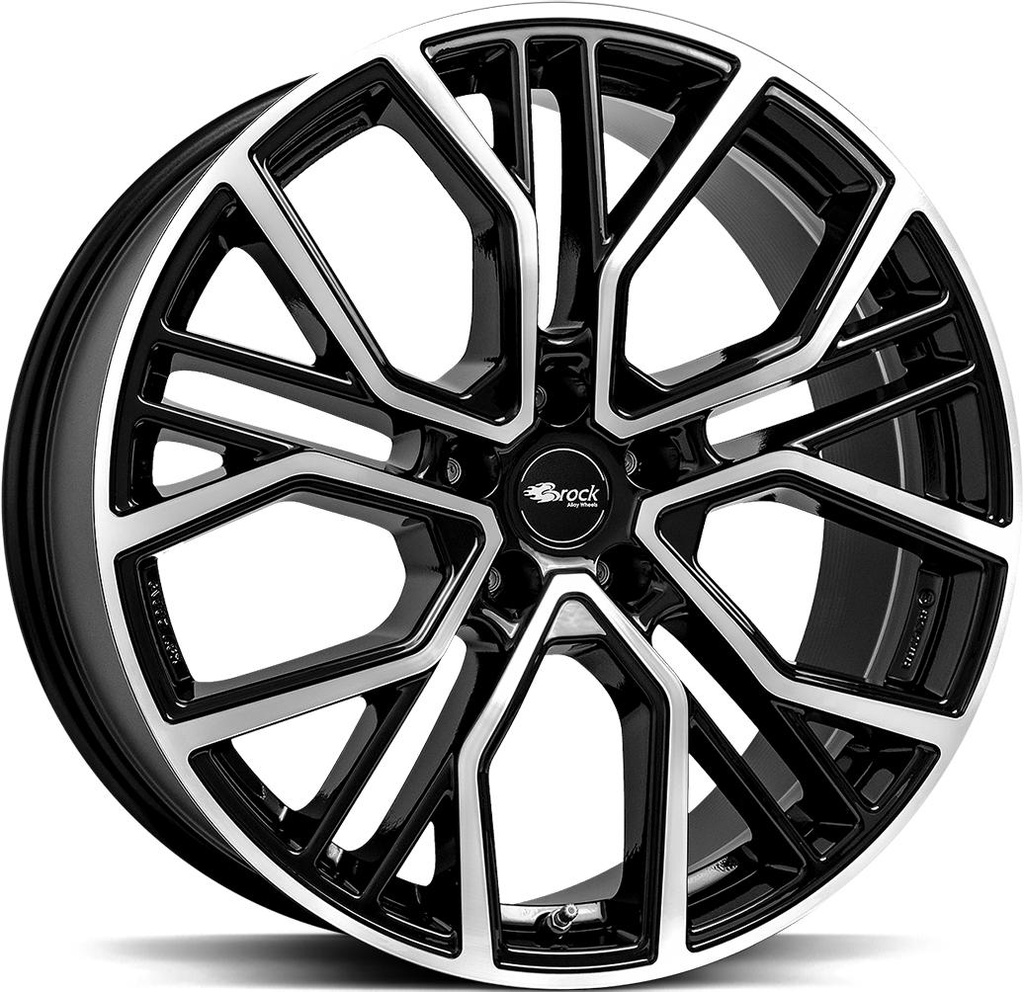 BROCK B41 BLACK FULL POL 8.5x20 5/112 ET61.5 CB66.6