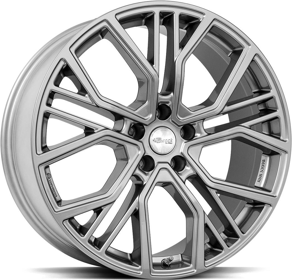 BROCK B41 FERRIC GREY 9.5x22 5/120 ET49 CB72.6