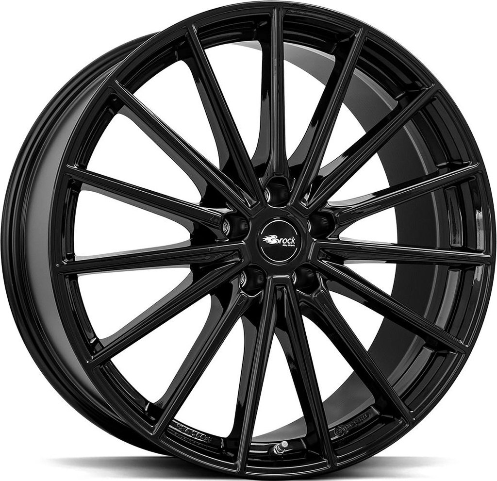 BROCK B43 SHINY BLACK 8.5x21 5/112 ET40 CB57.1