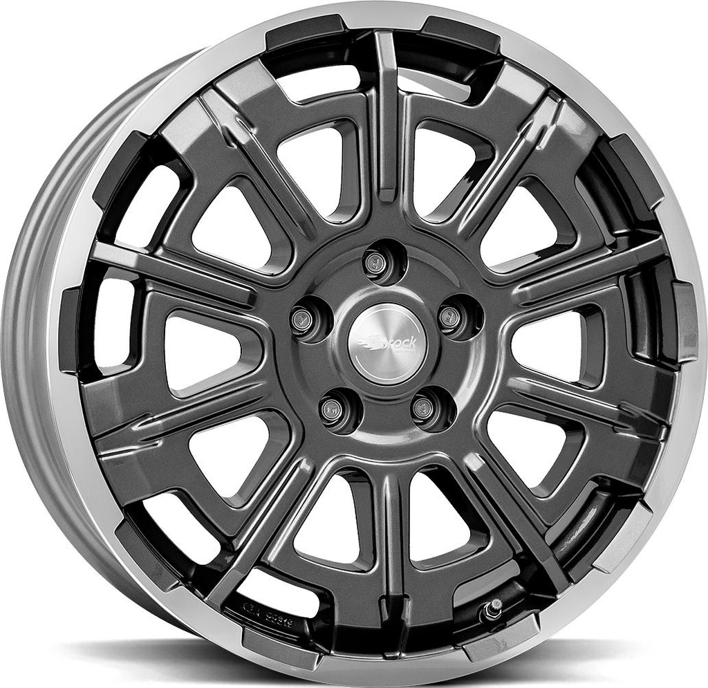 BROCK B45 HIMALAYA GREY POL 7x17 5/114.3 ET45 CB66.1