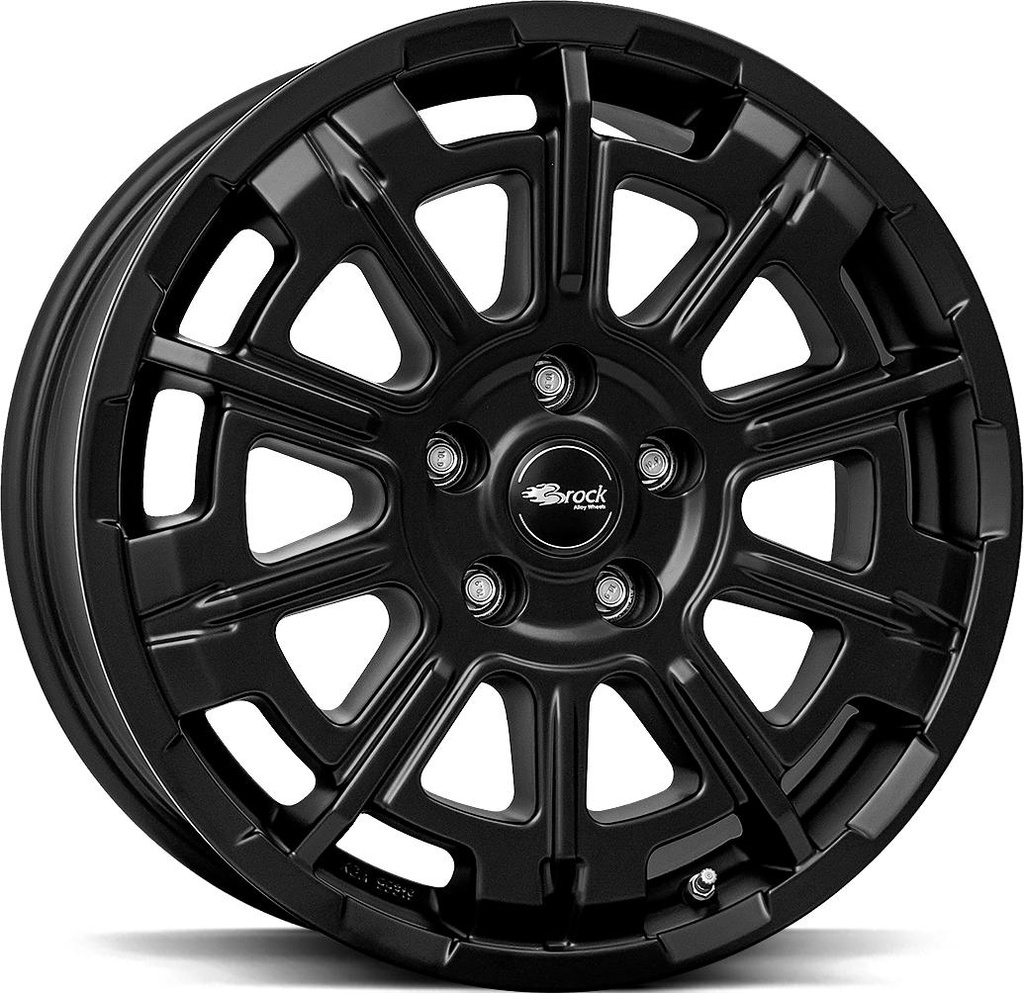 BROCK B45 SATIN BLACK MATT 8x20 6/139.7 ET45 CB92.4