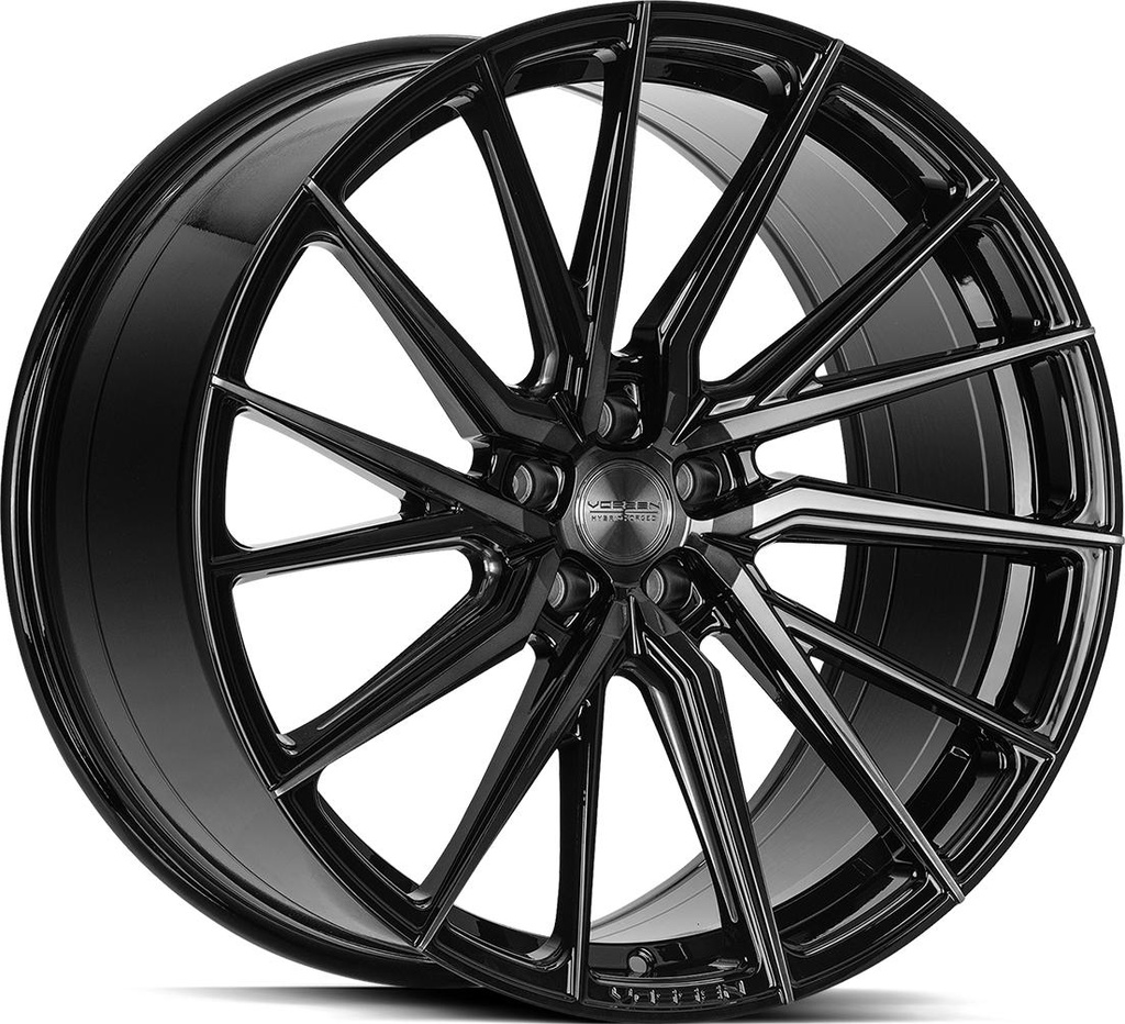 VOSSEN HF4T DOUBLE TINTED GLOSS BLACK 9x20 5/120 ET35 CB72.6