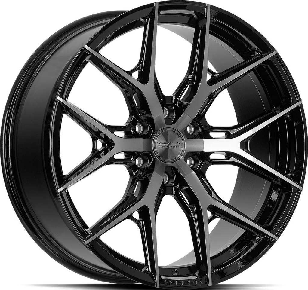 VOSSEN HF6.4 TINTED GLOSS BLACK 10x24 6/135 ET25 CB87.1