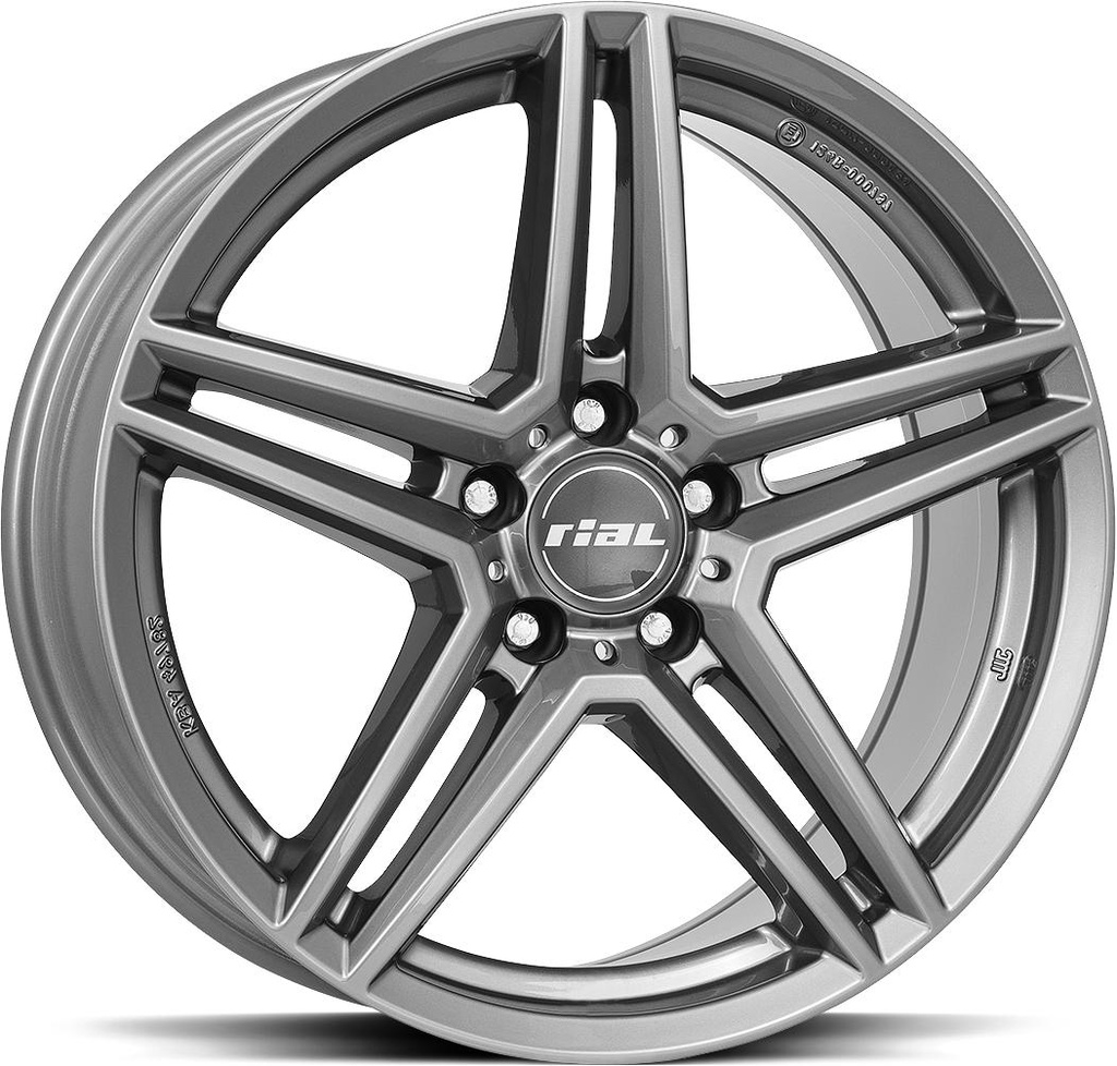 RIAL M10X METAL GREY 7.5x17 5/112 ET51 CB66.6