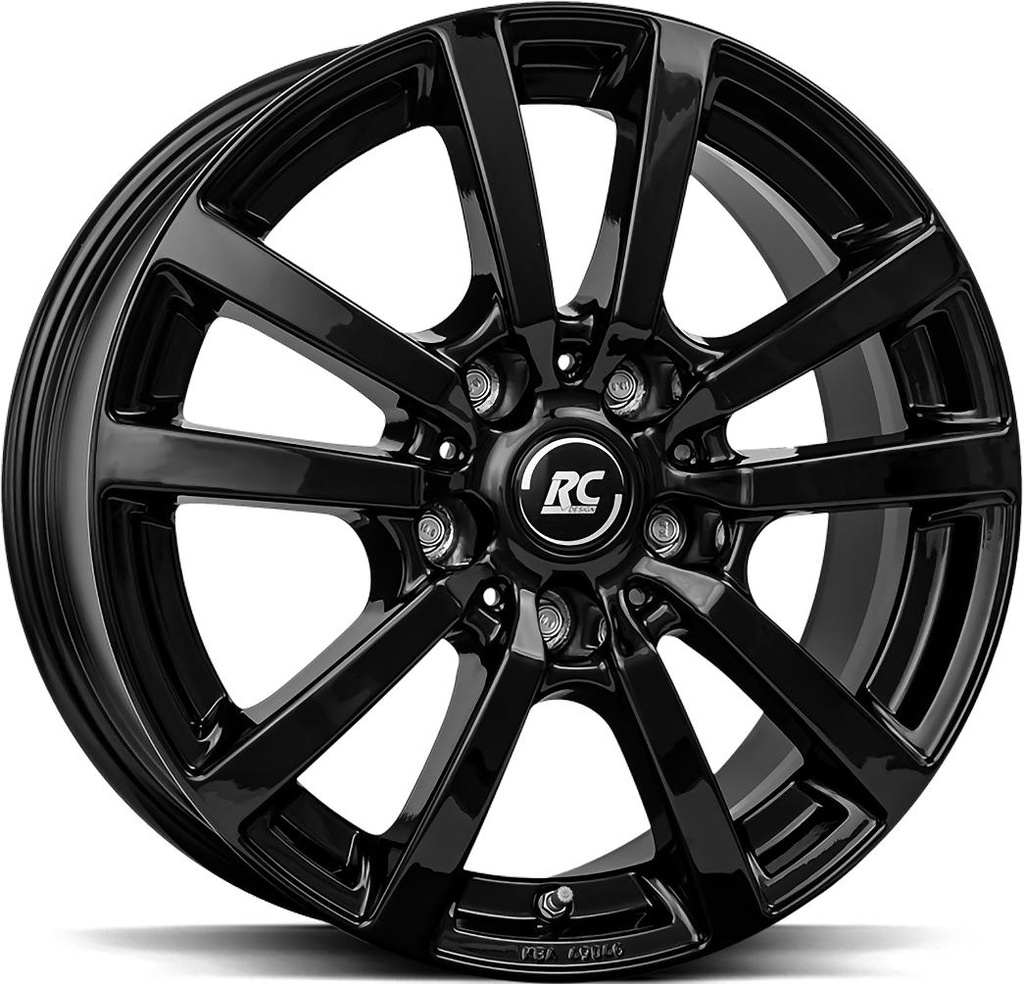 BROCK RC25T SHINY BLACK 6.5x16 5/130 ET60 CB89.1