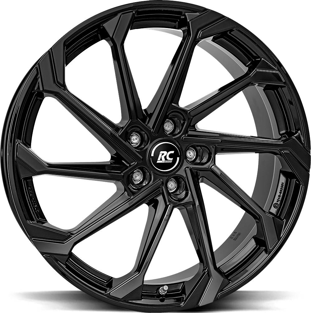BROCK RC36 SHINY BLACK 8x19 5/120 ET58 CB65.1