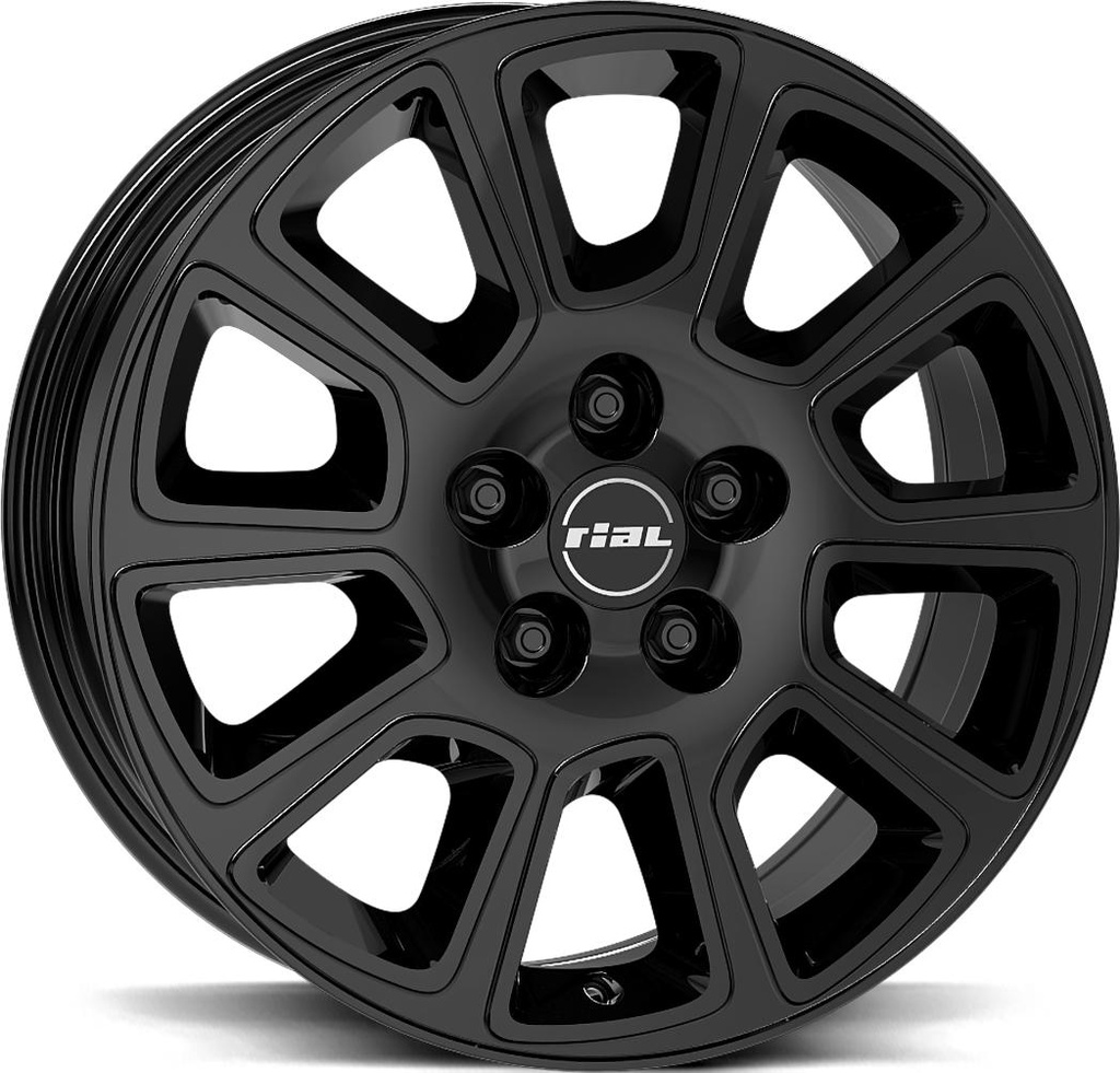 RIAL TRANSPORTER 2 DIAM BLACK 6.5x16 5/120 ET52 CB65.1