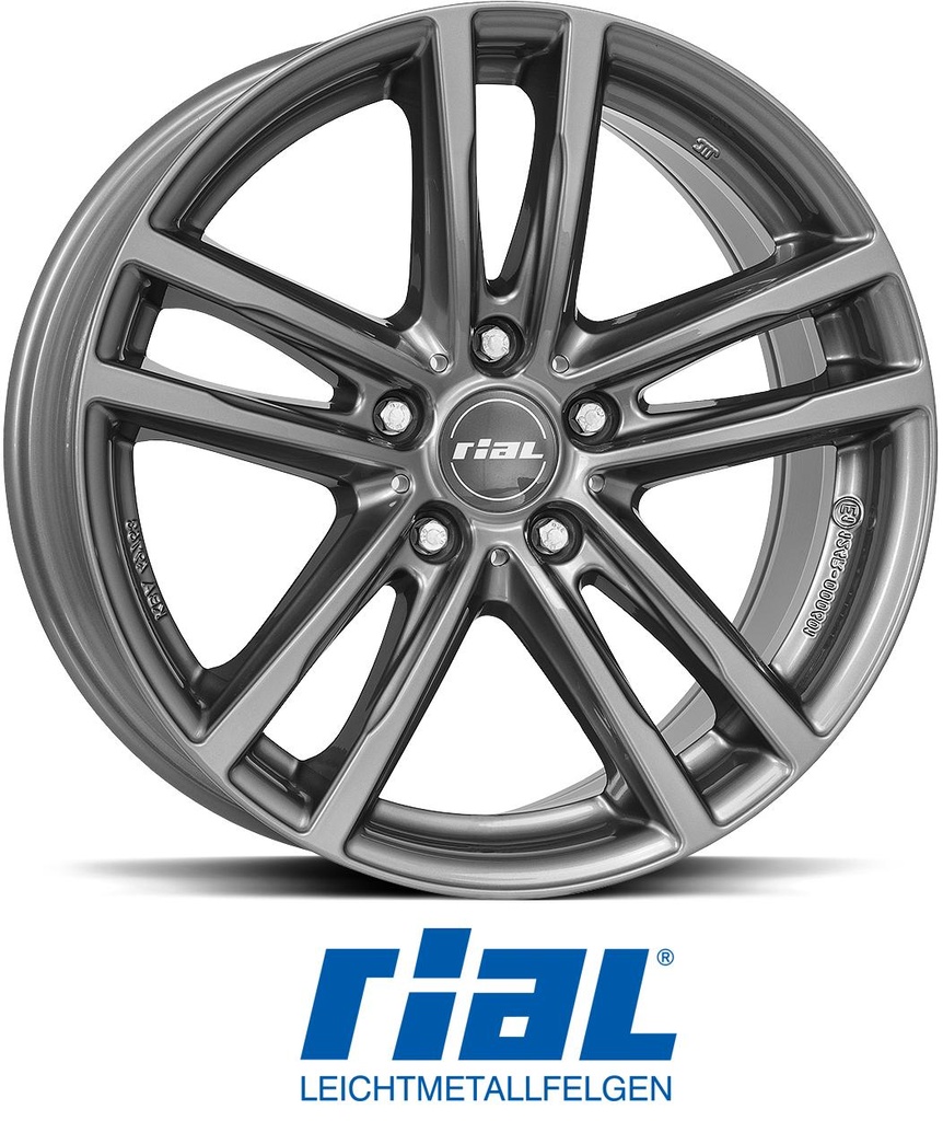 RIAL X10 METAL GREY 8x19 5/112 ET50 CB57.1