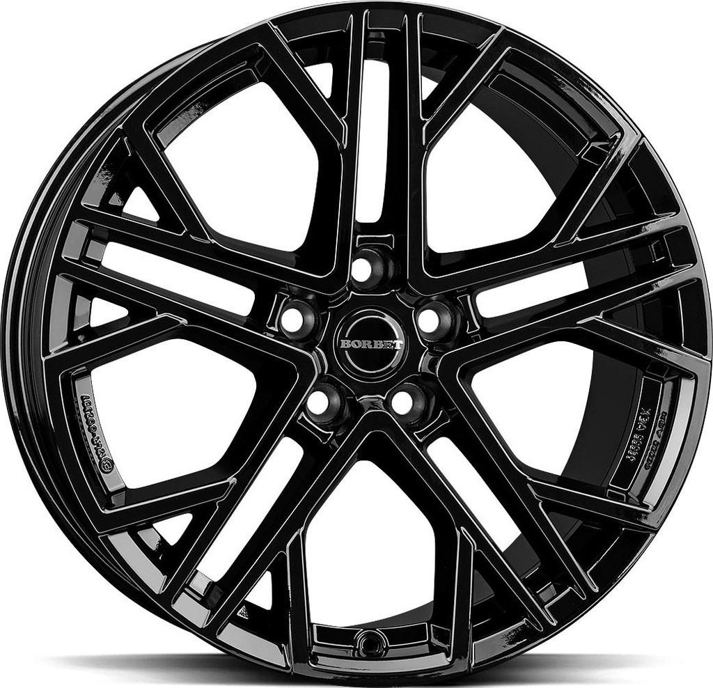 BORBET XV BLACK GLOSS 8.5x19 5/112 ET45 CB72.5