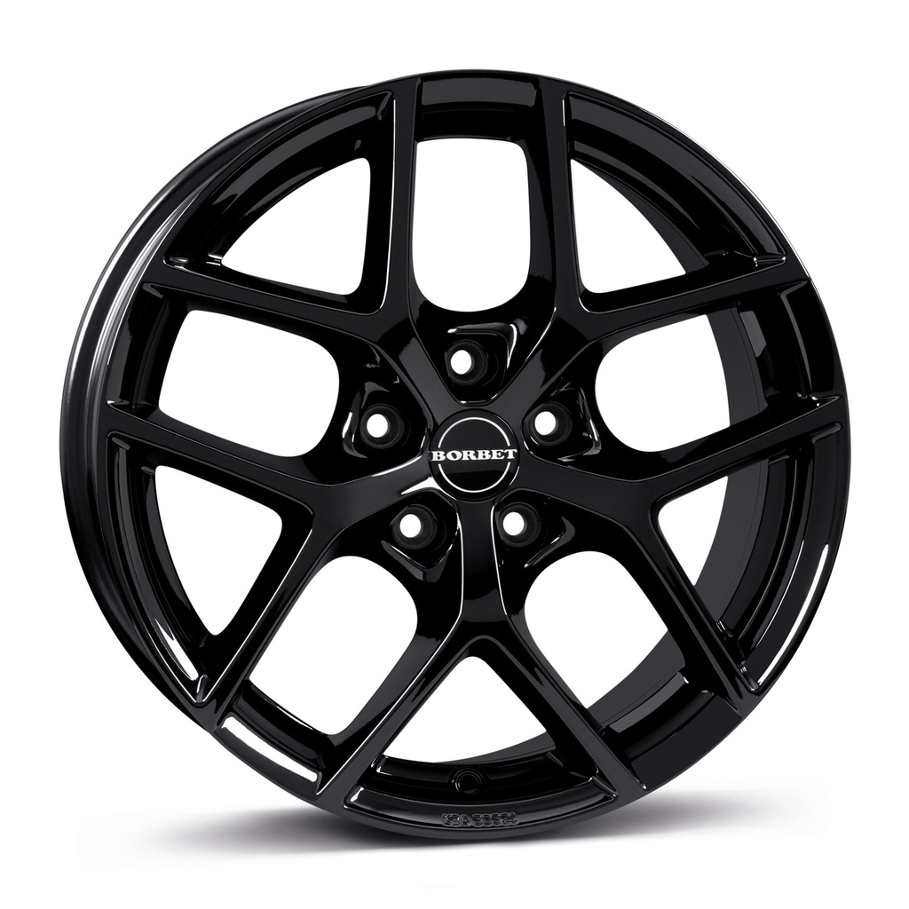 BORBET Y BLACK GLOSS 7x16 5/112 ET48 CB57.1