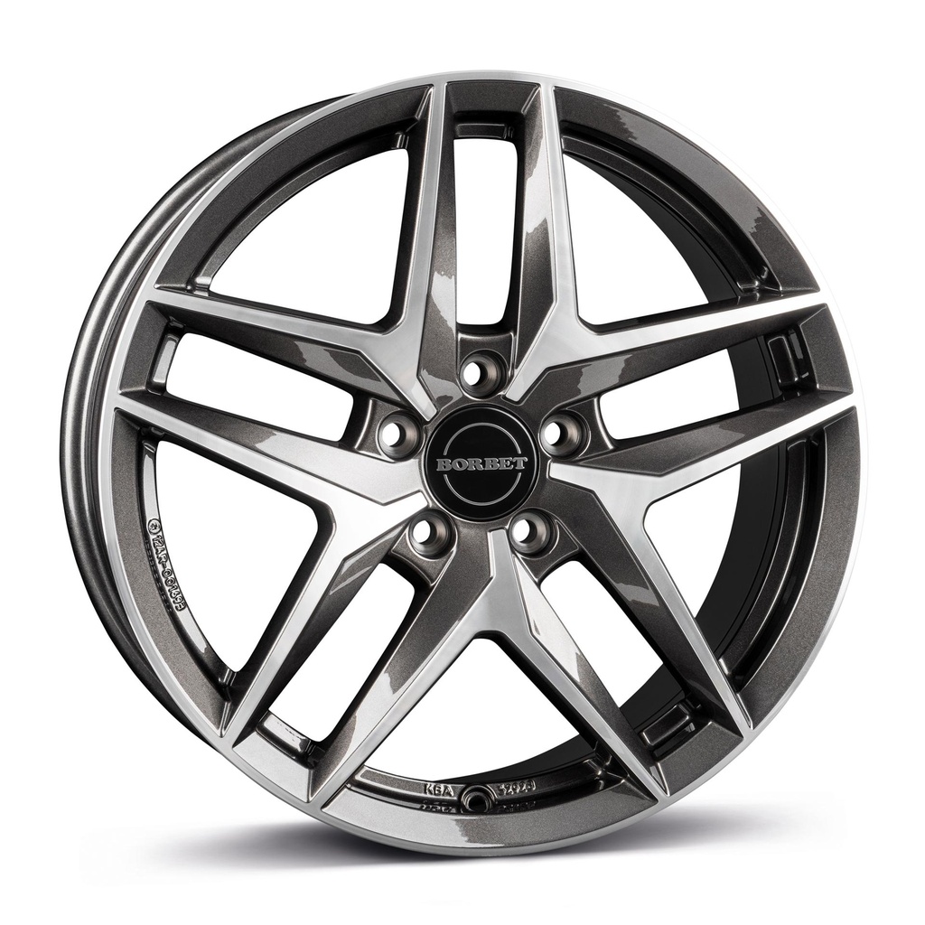 BORBET Z MIST ANTRACITE GLOSS POL 7.5x18 5/112 ET44 CB66.6