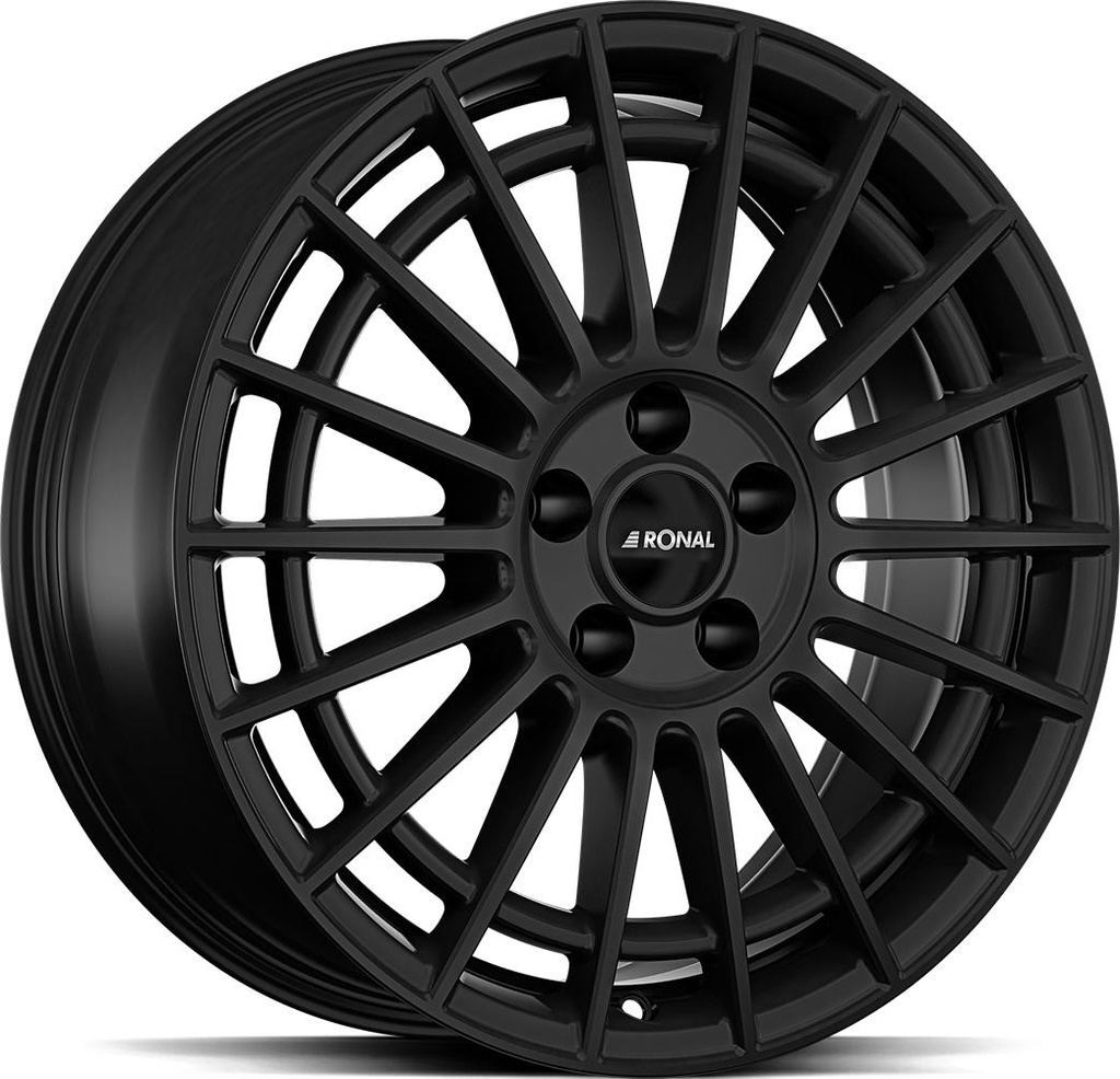 RONAL R73 JET BLACK MAT 8x18 5/112 ET50.1 CB66.5