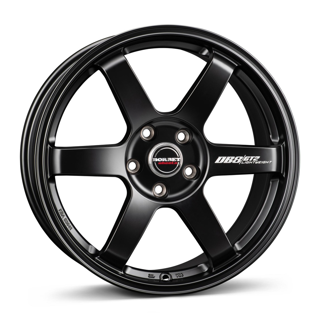 BORBET DB8GT2 BLACK MATT 7x17 4/108 ET35 CB72.5