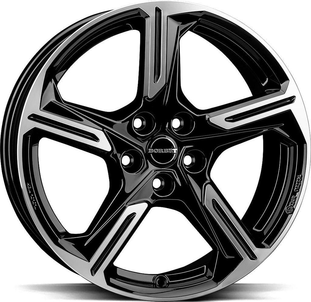 BORBET XE1 BLACK POL 7.5x18 5/114.3 ET49.5 CB67.1