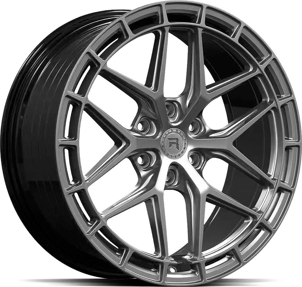 R-SERIES R21 HYPER SILV BLACK 8x18 6/120 ET45 CB74.6