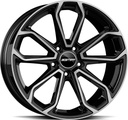 GMP FURIOSA BLACK DIAM 9.5x21 5/130 ET16.1 CB66.5