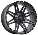 STATUSFÄLGAR D88 FLATBLACK MILLED RIVETS 8.5x20 6/135-139.7 ET40 CB106.1