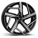 MAK QVATTRO BLK/POL 8.5x21 5/112 ET38 CB66.5