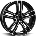 BROCK RC27 BLACK FULL POLISH 7.5x17 5/112 ET36 CB66.6
